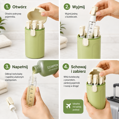TravelBottle™ | Dozownik Kosmetyków 4w1
